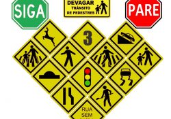 Você conhece todas as placas de trânsito de regulamentação e advertência?